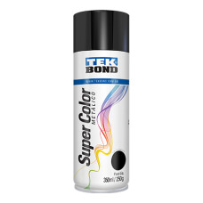 Tinta Spray Tek Bond 350ml/250g - Preto Metálico